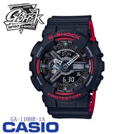 casio g-shock นาฬิกา นาฬิกาข้อมือผู้ชาย casio watch for men รุ่นGA-110HR-1A ของแท้100% นาฬิกากันน้ำ100% สายเรซิ่นกันกระแทก รับประกัน 1 ปี