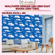 Cloud Motif Ceiling Sticker Wallpaper Skybiru