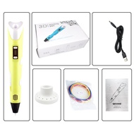 3D Printing Pen PLA Smart 3D Printing Doodle Pen Drawing Pen 3D Filament Design Painting Kid Toy Chr