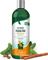 Vets Best Flea and Tick Home Spray & Shampoo - Dog Cat Flea and Tick Treatment for Home - Plant-Base