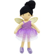 June Garden 12" Enchanted Garden Fairy Doll Violet - Plush Stuffed Soft Doll Girl Gift - Purple Outf
