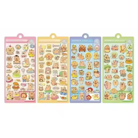 3d Chikawa Relief Crystal Stickers Children'S Diy Creative Decoration Crystal Stickers Phone Case De