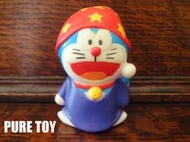 [PURE TOY] 絕版 早期 藤子不二雄 DORAEMON 小叮噹 哆啦A夢 軟膠 撲滿 存錢筒《夢幻三騎士》