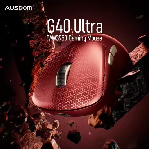 AUSDOM G04 Pro/Ultra Mouse Tri Mode Lightweight Custom Gaming Accessories Ergonomic Wireless E-sport