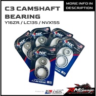 NLK PERFORMANCE RACING CAMSHAFT BEARING C3 6001 6906 Y15ZR Y16ZR LC135V1-V8 NVX155