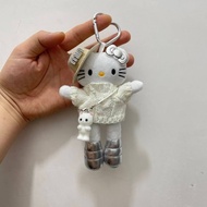 New Fashion Long Leg Kitty Plush Doll Bag Pendant Keychain Car Decoration Pendant Girlfriend Gifts c