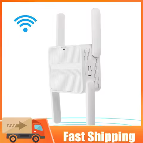 WiFi 6 Repeater Extender 1500Mbps WiFi Extender Signal Booster 4*2dbi Antennas WiFi 6 Range Extender