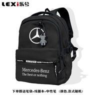 กระเป๋าเป้สะพายหลังไหล่คู่ Oxford กันน้ําสําหรับ Mercedes Benz และผู้ที่ชื่นชอบรถยนต์ Audi Casual Zi