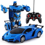 Transformers 2 in 1 Remote control car Kereta control Rc car（Includes rechargeable battery）