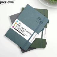 JUERLEWA 2026-2027 Schedule Book, A5 English Agenda Planner Notebook, To Do List Simple Convenient M