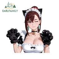 EARLFAMILY Ayase Momo Car Sticker Interesting Waterproof Motorcycle Luggage Skateboard Vinyl Decals 