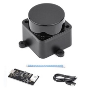 Black Plastic for DTOF LiDAR LD19 Radar Kit 360° Ranging Radar Scanner Frequency 4500Hz Resistance T