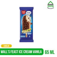 ES KRIM WALL'S WALLS FEAST ICE CREAM VANILLA 65 ML