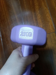 2KG 啞鈴一對 紫色
