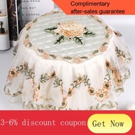 YQ43 round Rice Cooker Cover Square Rice Cooker Dust Cover Nordic Lace Fabric Protective Cover Rice Cooker Universal Cov