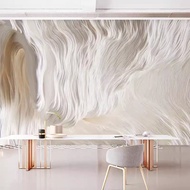 3D Stereoscopic Stalactite Art Relief Wall Fabric Living Room TV Mural Live Room Background Wallpape