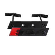 Black/Sliver ABS Plastic For Audi SQ3 SQ4 SQ5 SQ6 SQ7 SQ8 Car Front Grille Logo Exterior Modificatio