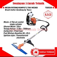 WESCO TGR328 By Tasco Mesin Potong Rumput Gendong 2Tak Brush Cutter
