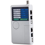 DK-421 Cable Tester RJ-45 RJ-11 USB BNC LED Light EIA / TIA for Outdoor Environment Two Remote Point