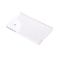 LED Blank Acrylic Glowing Business Card Light Transparent Name Tag Board DIY Gift for Husband Boyfri