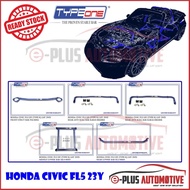Type One Stable Bar Multi Point Strut Safety Racing Performance Bar Compatible With Honda Civic FL5 
