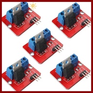 PTKFPT09 5pcs MOSFET, IRF520 red Driver Module, irf520 mosfet Button Drive for Arduino MCU ARM ARM