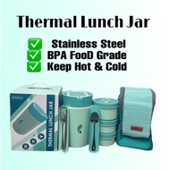 Melaleuca Thermal Lunch Box Set 3 in 1 with Warmer Bag , Thermal Lunch Box , Thermos Food Jar