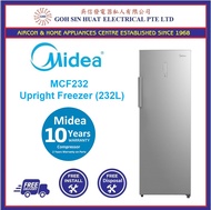 [Bulky] Midea MCF232 Upright Freezer (232L) Fridge