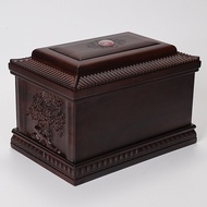 Fu Anxiang Urn Box Solid Wood Ebony Male Female Longevity Box Log Small Coffin Funeral Supplies 3.9