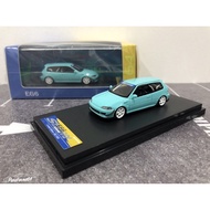 YM Model 1/64 SPOON Honda Civic EG6 Tiffany Blue