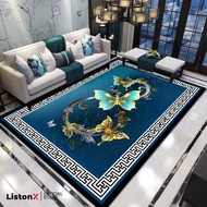6X9 Kaki ListonX Size XXXL (180x260cm) Carpet Viral Desain Baru Ready Stock for Home Decoration