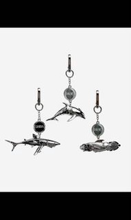 空山基 鯊魚領域系列 鑰匙扣 鯊魚 海豚 劍魚 Sorayama Key Chain Set Shark Dolphin Coelacanth 鎖匙扣
