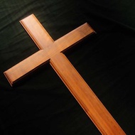 【老時光 OLD-TIME】早期二手大款木製十字架擺飾掛飾