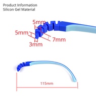 Kids Glasses Leg Spectacle Temples Arms Silicone Kid Specs Clip On Detachable Repair Rubber Legs Rep