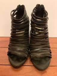 美國品牌Vince Camuto 黑色真皮楔型鞋 #剁手價