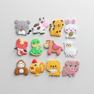 3D Soft Rubber Magnetic Fridge Stickers, PVC Material, Colorfast, Suitable For Leaving Notes, Postin