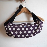 Baby carrier bag / dark purple dot