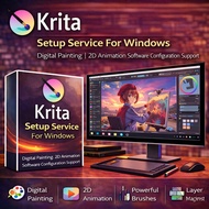 Krita Setup Service For Windows | Digital Painting 2D Animation Software Configuration Support