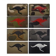 Reflective Kangaroo Female Bag Sticker Badge Australia Flag Badge Australia Velcro Badge Australia K