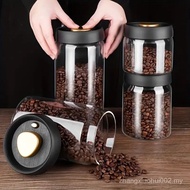 Coffee Bean Storage Tank Vacuum Sealed Tank Glass Tangerine Peel Milk Powder Storage Tank Tea Storag