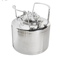 304 Stainless steel Nitrogen coffee pot Beer Keg Ball lock Pressurize Growler Beer Dispenser Home Br