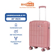BIG BAG Apex 28" (PP) Polypropylene Luggage 28 Inch Unbreakable Luggage Bag Travel 28 Inch Suitcase 