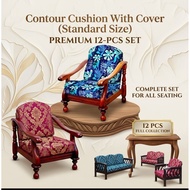 Countour Cushion Foam / Cushion Sofa Kayu Foam 12pcs