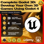 [Video Course] Complete Godot 3D: Develop Your Own 3D Games Using Godot 4