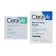 CeraVe Trial Sachet - Foaming Cleanser 1.5ml & Moisturizing Cream 7ml