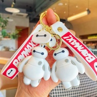 GANTUNGAN Baymax Keychain BaymaxKeychain Cartoon Keychain Motorcycle Keychain BIG hero 6