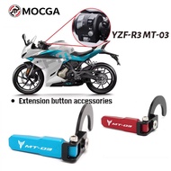 Suitable for Yamaha YZF-R3 MT-03 Aviation Aluminum Modified Horn Extension Button Extension Button Accessories