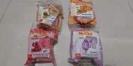 1999年絕版麥當勞開心樂園餐Mc Chef 玩具套裝系列一套四款