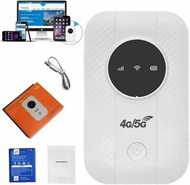 4G WiFi Router, 4G LTE USB WiFi Modem with Micro SIM Card Slot, Support for Up to 10 Devices, 150Mbp