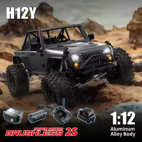 1/12 H12Y Brushless Remote Control Car High Speed Big Foot Off-road Model 4x4 Climbing Off Road Vehi